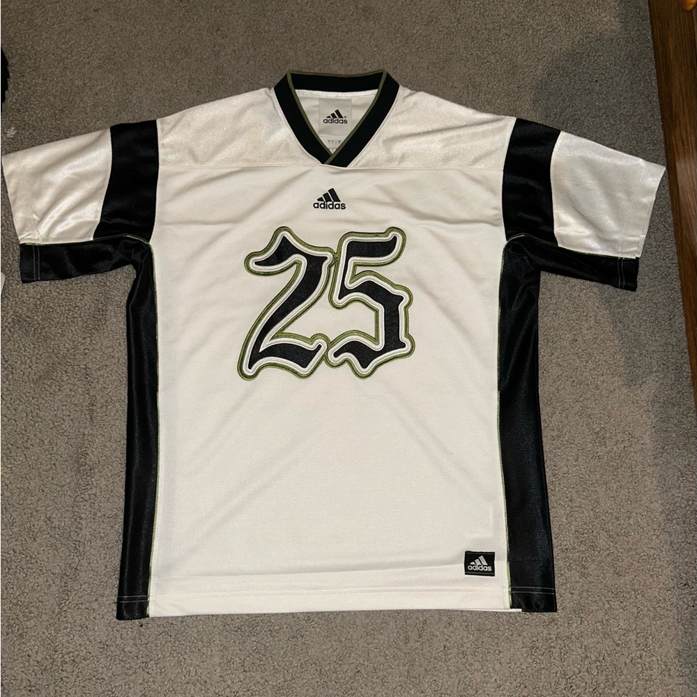 Adidas Men’s White & Black 25 Year Anniversary Short-Sleeve Jersey